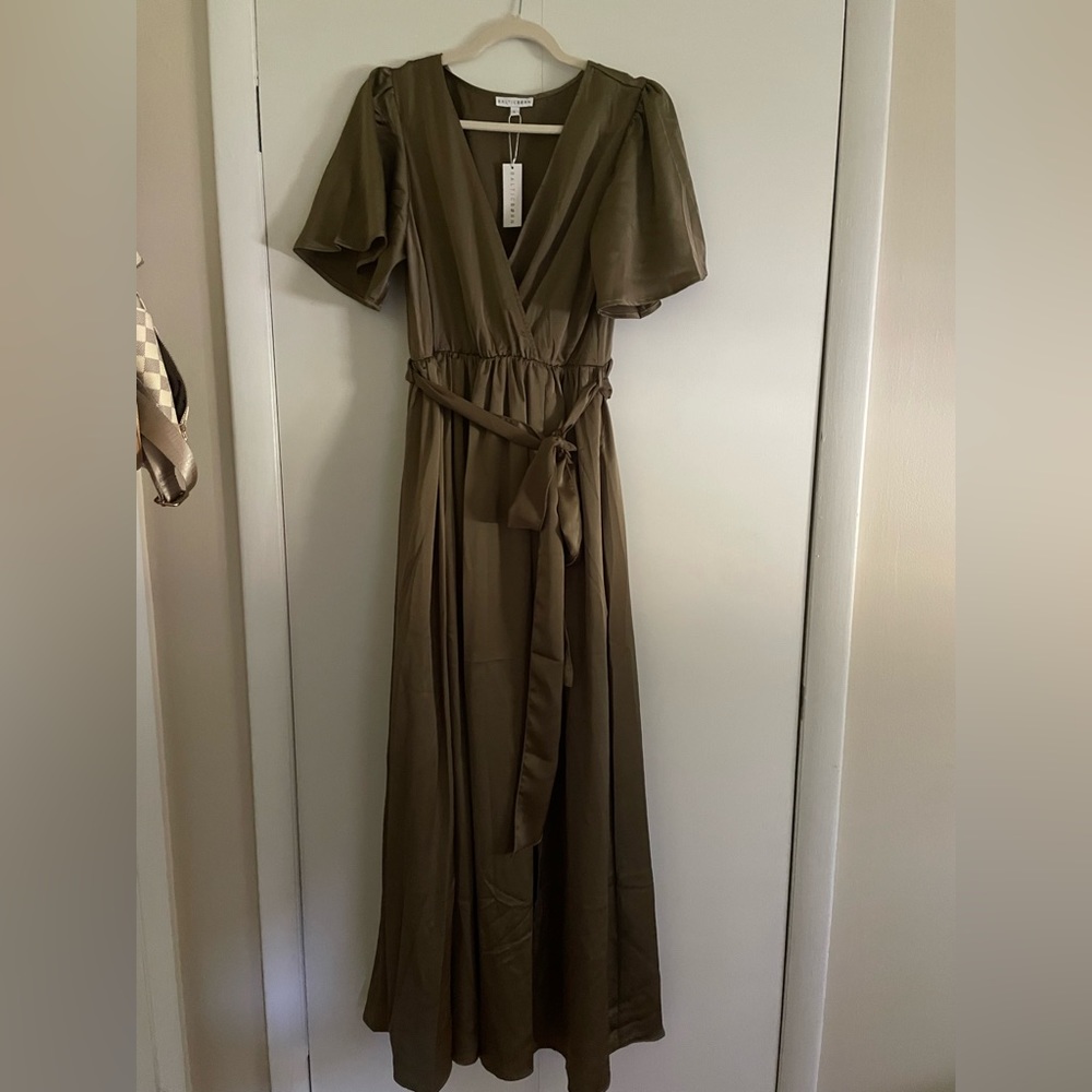 Sicily Satin Maxi Dress